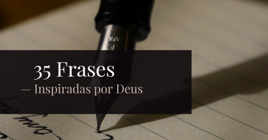 35 frases de Deus